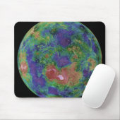 Venus, zentriert auf dem Nordpol Mousepad (Mit Mouse)