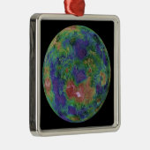 Venus, zentriert auf dem Nordpol Ornament Aus Metall (Rechts)