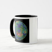 Venus, zentriert auf dem Nordpol Tasse (Vorderseite Links)