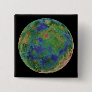 Venus, zentriert auf dem Südpol Button