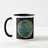 Venus, zentriert auf dem Südpol Tasse (Links)