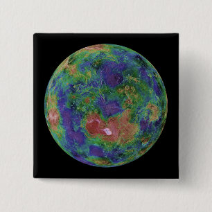 Venus zentrierte auf dem Nordpol Button