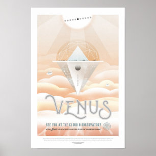 Venus Zukunftsvisionen der NASA Poster