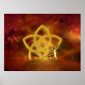 VENUSBLUME aufsteigend Poster (Vorne)