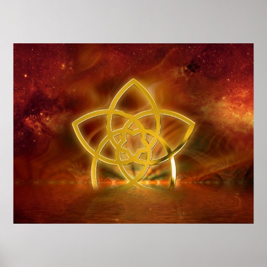 VENUSBLUME aufsteigend Poster (Vorne)