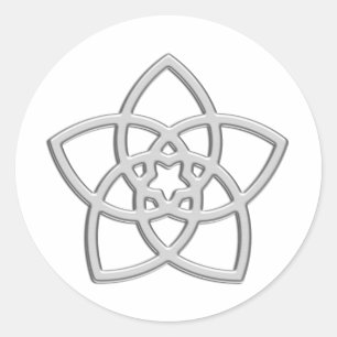 Venusblume - Blume der Liebe Runder Aufkleber