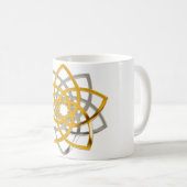 Venusblume Duo Gold Silver Kaffeetasse (VorderseiteRechts)