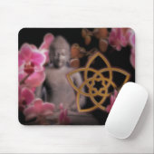VENUSBLUME mit Buddha & Orchidee Mousepad (Mit Mouse)