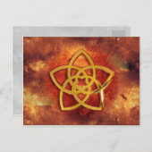 VENUSBLUME POSTKARTE (Vorne/Hinten)