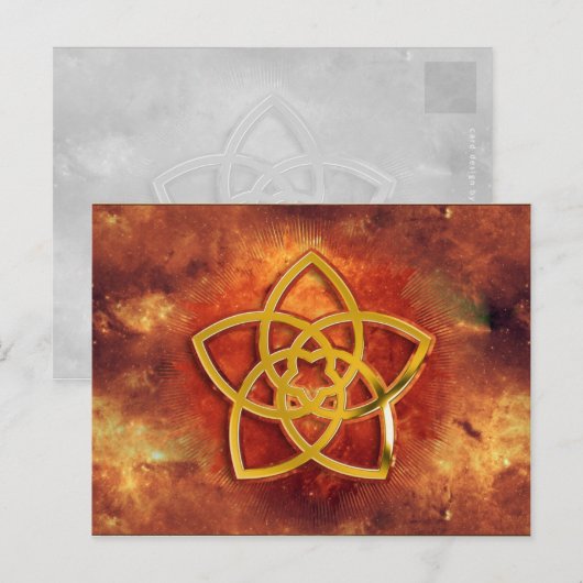 VENUSBLUME POSTKARTE (Vorne/Hinten)