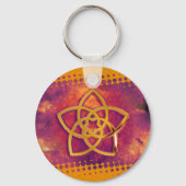 VENUSBLUME / Punkte Schlüsselanhänger (Vorderseite)