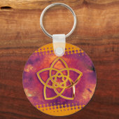 VENUSBLUME / Punkte Schlüsselanhänger (Vorderseite)