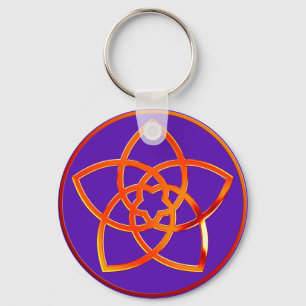 Venusblume / Venus Blume RED   violett Schlüsselanhänger