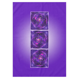 Venusblume violettes Universum + Ihre Ideen Tischdecke
