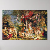 Venusfest von Rubens Peter Paul (beste Qualität) Poster (Vorne)