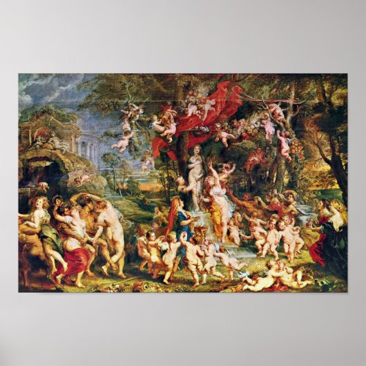 Venusfest von Rubens Peter Paul (beste Qualität) Poster (Vorne)