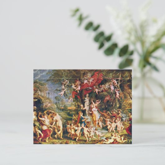 Venusfest von Rubens Peter Paul (beste Qualität) Postkarte (Stehend Vorderseite)
