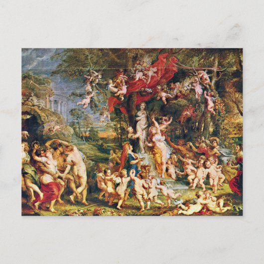Venusfest von Rubens Peter Paul (beste Qualität) Postkarte (Vorderseite)