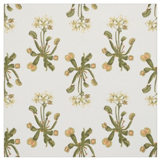 Venusfliegenfalle Blumen Blüten Stoff (Muster)