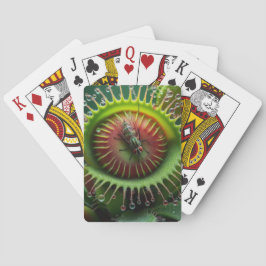 Venusfliegenfalle Florale Fleischfressende Whimsic Spielkarten