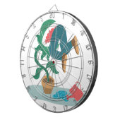 Venusfliegenfalle gefüttert dartscheibe (Vorderseite rechts)