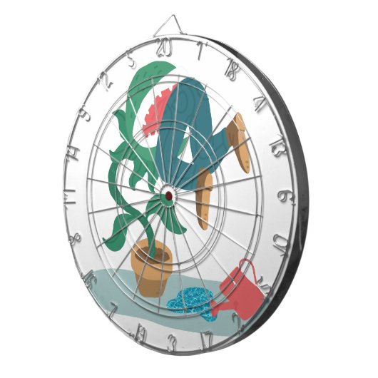 Venusfliegenfalle gefüttert dartscheibe (Vorderseite rechts)