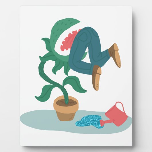 Venusfliegenfalle gefüttert fotoplatte (Vorderseite)