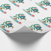 Venusfliegenfalle gefüttert geschenkpapier (Ecke)