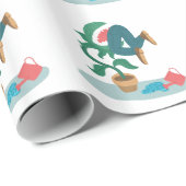 Venusfliegenfalle gefüttert geschenkpapier (Rolleneckpunkt)