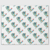 Venusfliegenfalle gefüttert geschenkpapier (Flach)