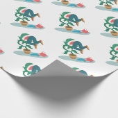 Venusfliegenfalle gefüttert geschenkpapier (Ecke)