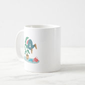 Venusfliegenfalle gefüttert kaffeetasse (Vorderseite Links)