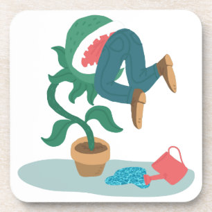 Venusfliegenfalle gefüttert untersetzer