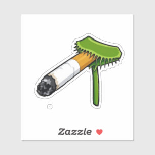 Venusfliegenfalle Pflanze Mit Zig Aufkleber