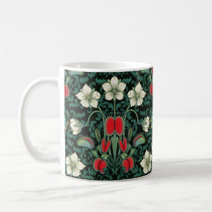 Venusfliegenfalle und blauer Schmetterling Kaffeetasse