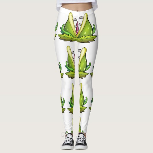 Venusfliegenfliege-Leggings Leggings (Vorderseite)