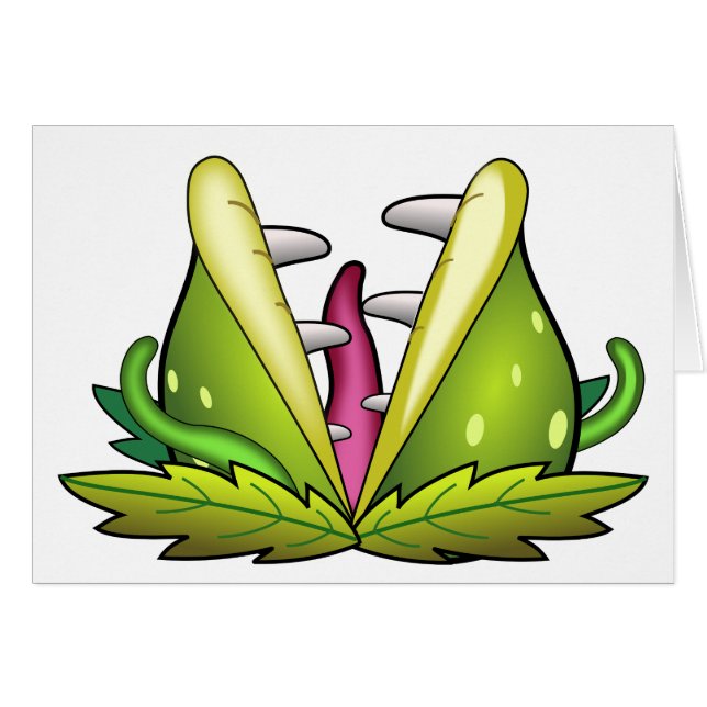 Venusfliegenmonster (Vorderseite (Horizontal))