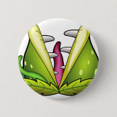Venusfliegenmonster Button (Vorderseite)