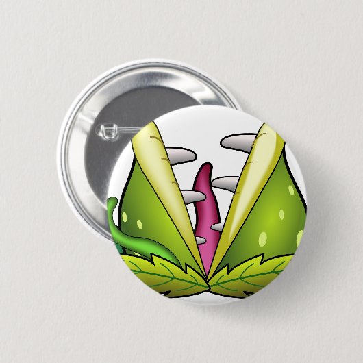 Venusfliegenmonster Button (Vorne & Hinten)