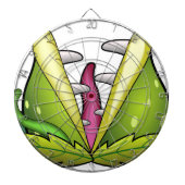 Venusfliegenmonster Dartscheibe (vorne)