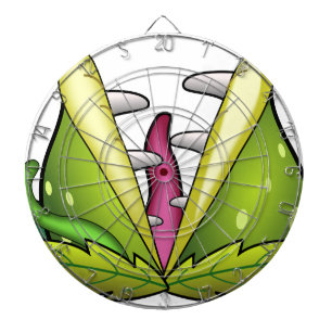 Venusfliegenmonster Dartscheibe