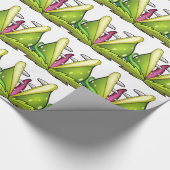 Venusfliegenmonster Geschenkpapier (Ecke)