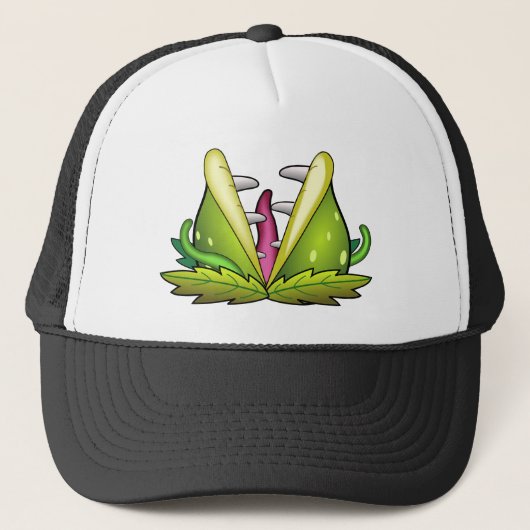 Venusfliegenmonster Truckerkappe (Vorderseite)