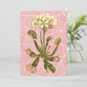 Venusflytrap Einladung (Stehend Vorderseite)