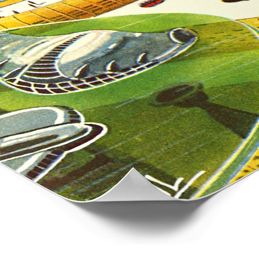 Venusstadt Poster (Ecke)