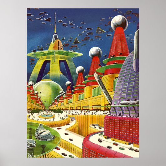 Venusstadt Poster (Vorne)