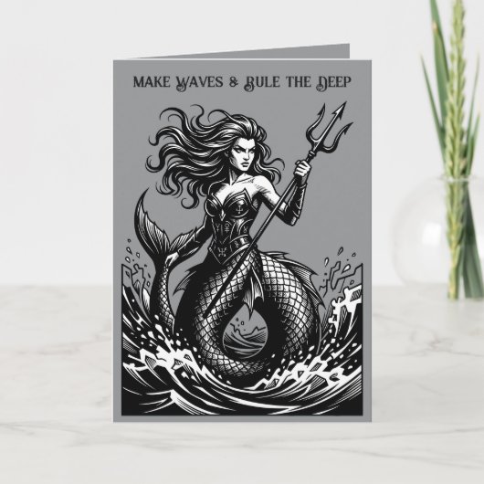 Vepar Sirene der höllischen Meere Illustration Karte (Vorderseite)