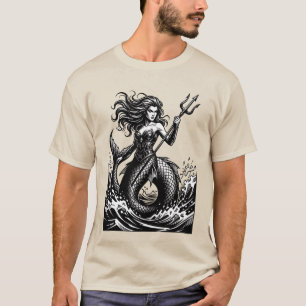 Vepar Sirene der höllischen Meere Illustration T-Shirt