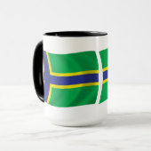 Vepsen Flagge Tasse (Vorderseite Links)