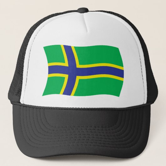 Vepsians Flag Hat Truckerkappe (Vorderseite)